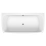 Duravit Qatego Rechteck-Badewanne 180 x 80 cm, Vorwandversion
