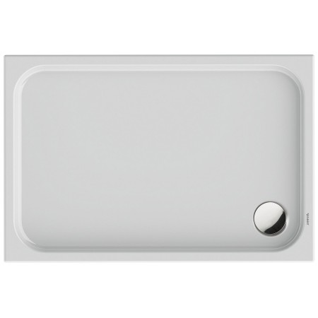 Duravit D-Code Rechteck Duschwanne 120 x 80 cm mit Antislip