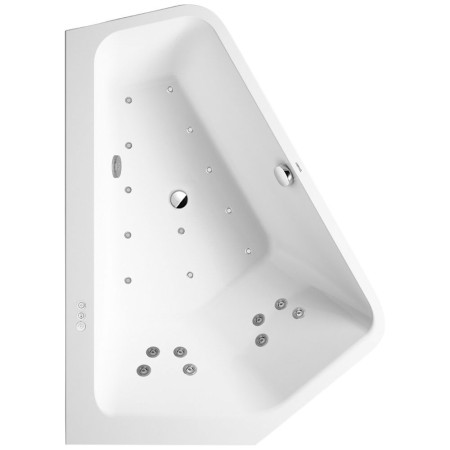 Duravit Paiova 5-Eck Whirlwanne 177 x 130 cm mit Combi-System P, Ecke links