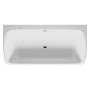 Duravit Qatego Rechteck-Whirlwanne mit Air-System 180 x 80 cm, Vorwandversion