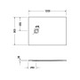 Duravit Sustano Duschwanne 120 x 90 cm