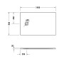 Duravit Sustano Duschwanne 140 x 90 cm
