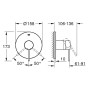 GROHE Essence Neu Einhand-Brausebatterie Unterputz