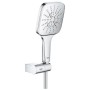 GROHE Rainshower SmartActive 130 Cube Wandhalterset, 3 Strahlarten