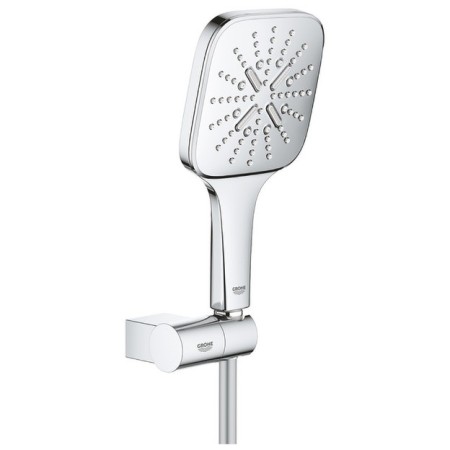 GROHE Rainshower SmartActive 130 Cube Wandhalterset, 3 Strahlarten