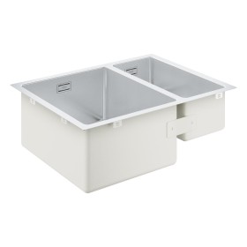GROHE K700 Edelstahlspüle 59,5 x 45 cm mit 1,5 Becken, für Einbau links GROHE K700 Edelstahlspüle 59,5 x 45 cm mit 1,5 Becken, für Einbau links