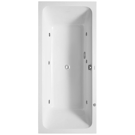 Duravit D-Code Rechteck Whirlwanne 180 x 80 cm mit Jet Project