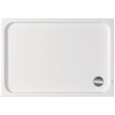 Duravit D-Code Rechteck Duschwanne 130 x 90 cm mit Antislip