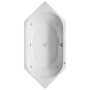 Duravit D-Code Sechseck Whirlwanne 190 x 90 cm mit Jet Project