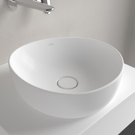 Villeroy & Boch Antao Aufsatzwaschbecken 40 x 39,5 cm, ohne Überlauf, ungeschliffen