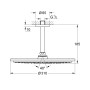 GROHE Rainshower Cosmopolitan 310 Kopfbrauseset mit Deckenanschluss