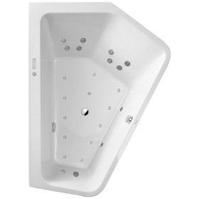 Duravit Paiova 5-Eck Whirlwanne 190 x 140 cm mit Combi-System E, Ecke rechts