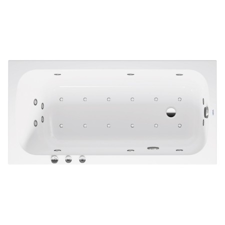 Duravit Qatego Rechteck-Whirlwanne mit Combi-System P 150 x 75 cm, Einbauversion