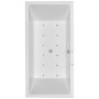 Duravit Starck Rechteck Whirlwanne 180 x 90 cm mit Jet System, zwei Rückenschrägen