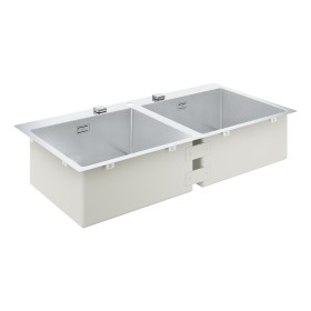 GROHE K800 Edelstahl-Einbauspüle 102,4 x 51 cm mit 2 Becken GROHE K800 Edelstahl-Einbauspüle 102,4 x 51 cm mit 2 Becken