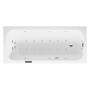 Duravit Qatego Rechteck-Whirlwanne mit Combi-System L 180 x 80 cm, Einbauversion