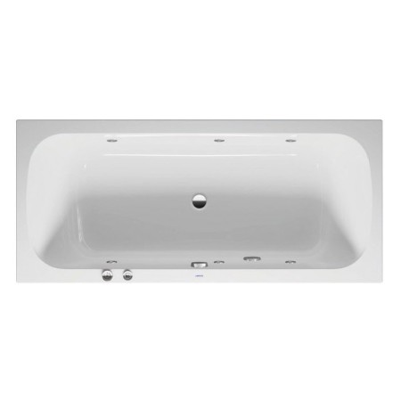 Duravit Qatego Rechteck-Whirlwanne mit Jet-System 180 x 80 cm, Einbauversion