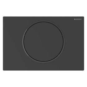 Geberit WC-Steuerung mit elektronischer Spülauslösung, Netzbetrieb, Betätigungsplatte Sigma10 für Stützklappgriff, manuell
