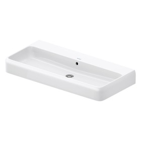 Duravit Qatego Waschtisch 100 x 47 cm, ohne Hahnloch, mit HygieneGlace