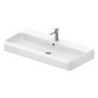 Duravit Qatego Waschtisch 100 x 47 cm geschliffen, 1 Hahnloch