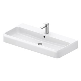 Duravit Qatego Waschtisch 100 x 47 cm geschliffen, 1 Hahnloch