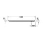 Duravit Starck Slimline Duschwanne Rechteck 130 x 80 cm mit Antislip