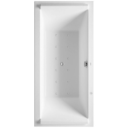 Duravit Starck Rechteck Whirlwanne 190 x 90 cm mit Combi-System P, zwei Rückenschrägen