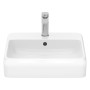 Duravit Qatego Aufsatzbecken 50 x 47 cm, 1 Hahnloch mit HygieneGlace