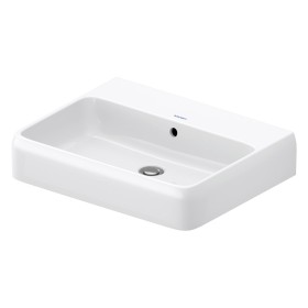 Duravit Qatego Waschtisch 60 x 47 cm, ohne Hahnloch, mit HygieneGlace