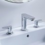 Duravit Wave 3-Loch Waschtischarmatur inkl. Ablaufventil