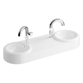 VitrA Liquid Doppelwaschtisch 128 cm