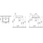 VitrA Options Nuo Waschtisch 50 cm ohne Überlaufloch