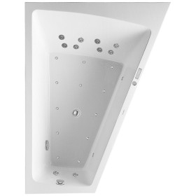 Duravit Paiova Whirlwanne 180 x 140 cm mit Combi-System E, Rückenschräge rechts