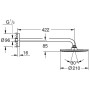 GROHE Rainshower Cosmopolitan 210 Kopfbrauseset 42,2 cm