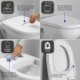 Duravit Universal WC-Sitz D-shaped mit Absenkautomatik