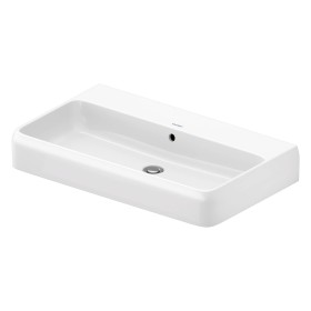 Duravit Qatego Waschtisch 80 x 47 cm geschliffen, ohne Hahnloch