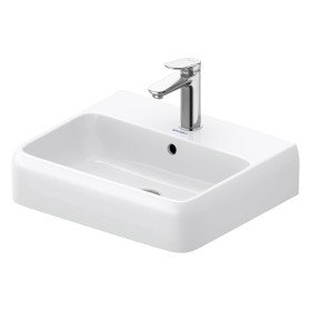 Duravit Qatego Waschtisch 50 x 42 cm geschliffen, 1 Hahnloch