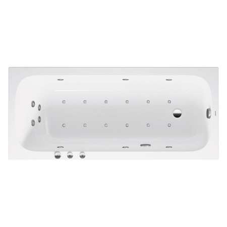 Duravit Qatego Rechteck-Whirlwanne mit Combi-System P 170 x 75 cm, Einbauversion