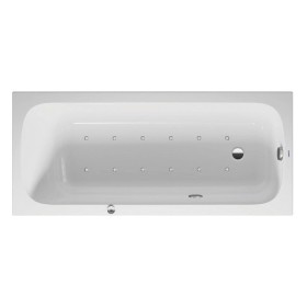 Duravit Qatego Rechteck-Whirlwanne mit Air-System 170 x 75 cm, Einbauversion