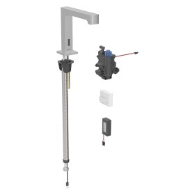 Geberit Brenta Waschtischarmatur Standmontage, Batteriebetrieb, für UP-Funktionsbox