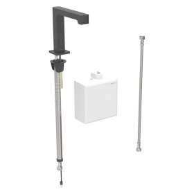 Geberit Brenta Waschtischarmatur Standmontage, Batteriebetrieb, mit AP-Funktionsbox