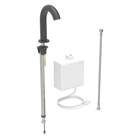 Geberit Piave Waschtischarmatur Standmontage, Netzbetrieb, mit AP-Funktionsbox