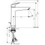 hansgrohe Logis Einhebel-Waschtischmischer 190