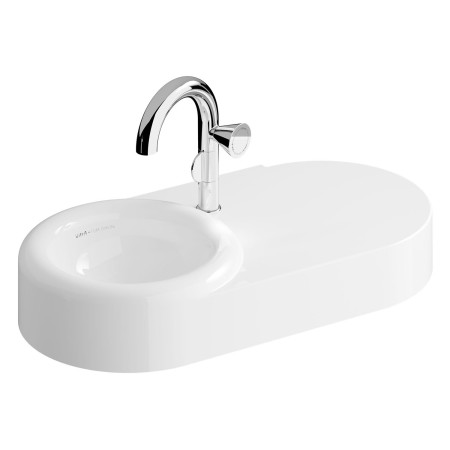 VitrA Liquid Waschtisch 80 cm, asymmetrisch