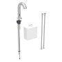 Geberit Piave Waschtischarmatur Standmontage, Batteriebetrieb, mit AP-Funktionsbox