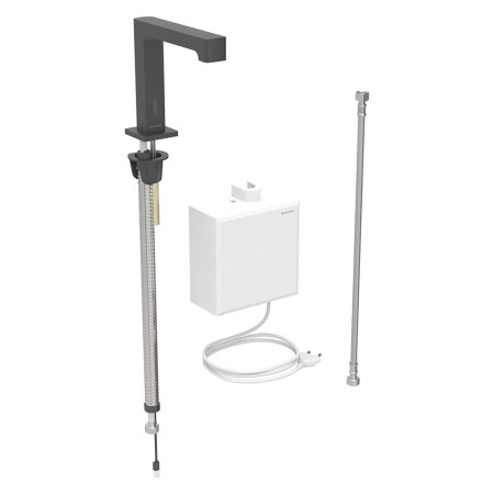 Geberit Brenta Waschtischarmatur Standmontage, Netzbetrieb, mit AP-Funktionsbox