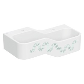 Geberit Bambini Spiel- und Waschlandschaft, 2 Waschplätze, tieferes Becken rechts