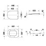 Duravit Universal WC-Sitz eckig mit Absenkautomatik