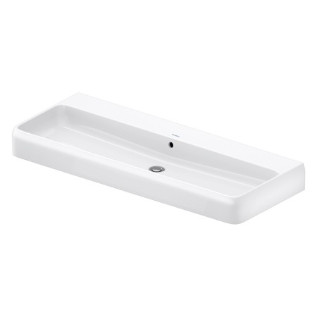 Duravit Qatego Waschtisch 120 x 47 cm, ohne Hahnloch, mit HygieneGlace