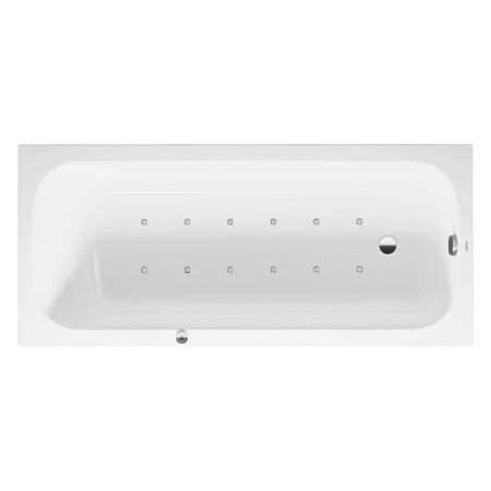 Duravit Qatego Rechteck-Whirlwanne mit Air-System 180 x 80 cm, Einbauversion